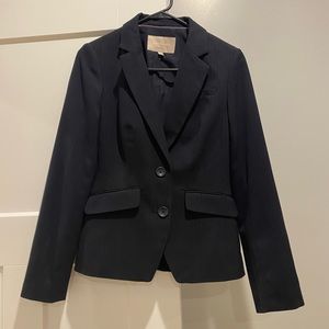 Banana Republic Blue Pinstripe Suit